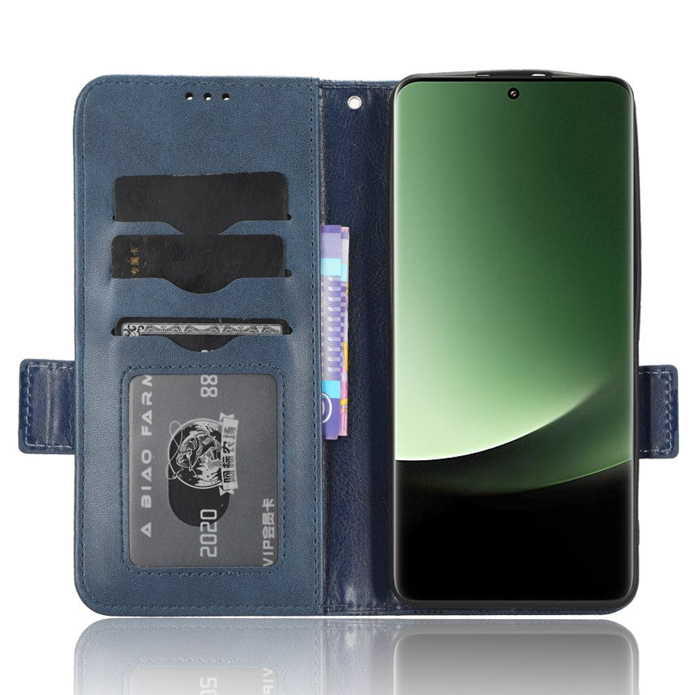 Xiaomi 13 Ultra mobil Plånboksfodral PU-läder Präglat triangelstativfodral