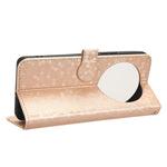 For Xiaomi 13 Ultra Phone Wallet Case PU Leather Stand Dot Pattern Imprinted Phone Cover