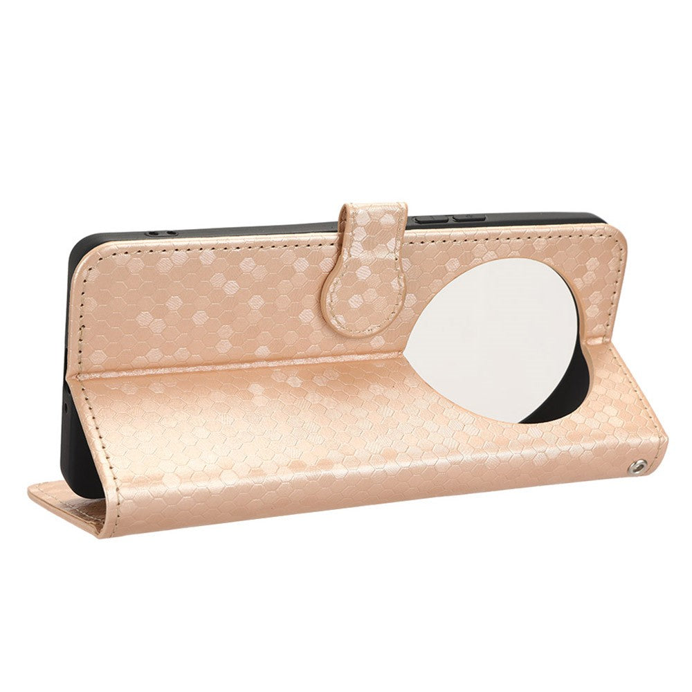 For Xiaomi 13 Ultra Phone Wallet Case PU Leather Stand Dot Pattern Imprinted Phone Cover