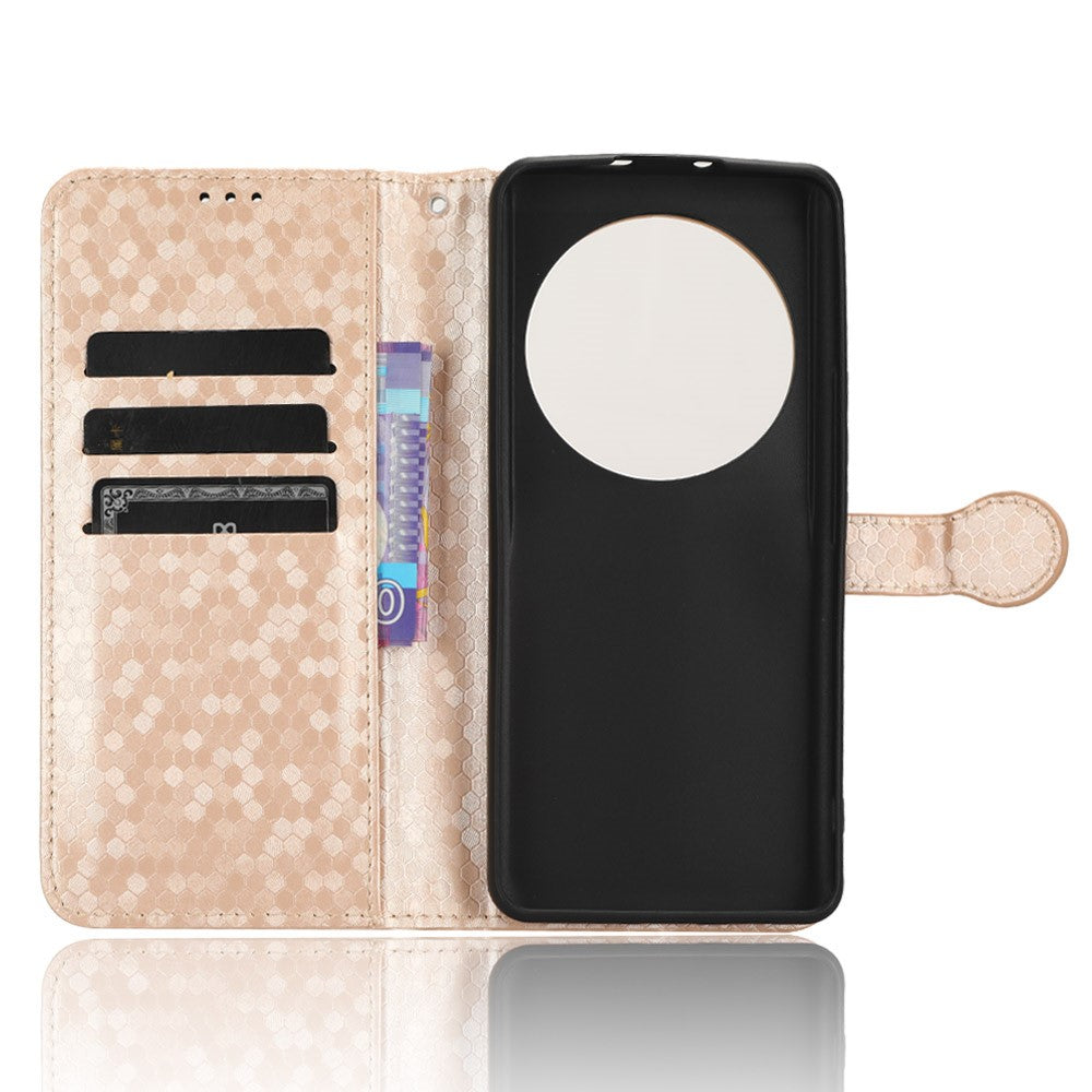 For Xiaomi 13 Ultra Phone Wallet Case PU Leather Stand Dot Pattern Imprinted Phone Cover