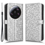 For Xiaomi 13 Ultra Phone Wallet Case PU Leather Stand Dot Pattern Imprinted Phone Cover