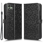 For Samsung Galaxy F14 5G Stand Wallet Phone Case PU Leather Dot Pattern Imprinted Smartphone Cover