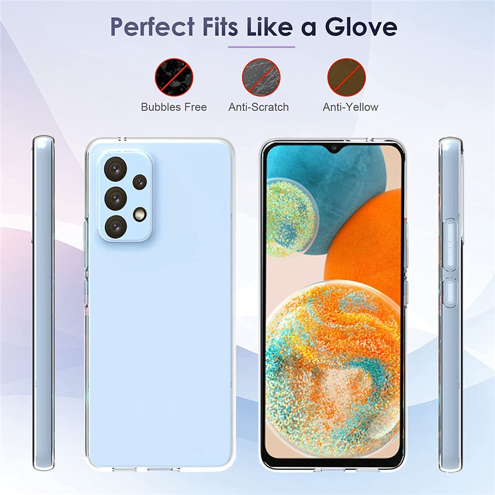 For Samsung Galaxy A23 5G (Global Version) / A23 4G Phone Case Anti-fingerprint Soft TPU Phone Cover