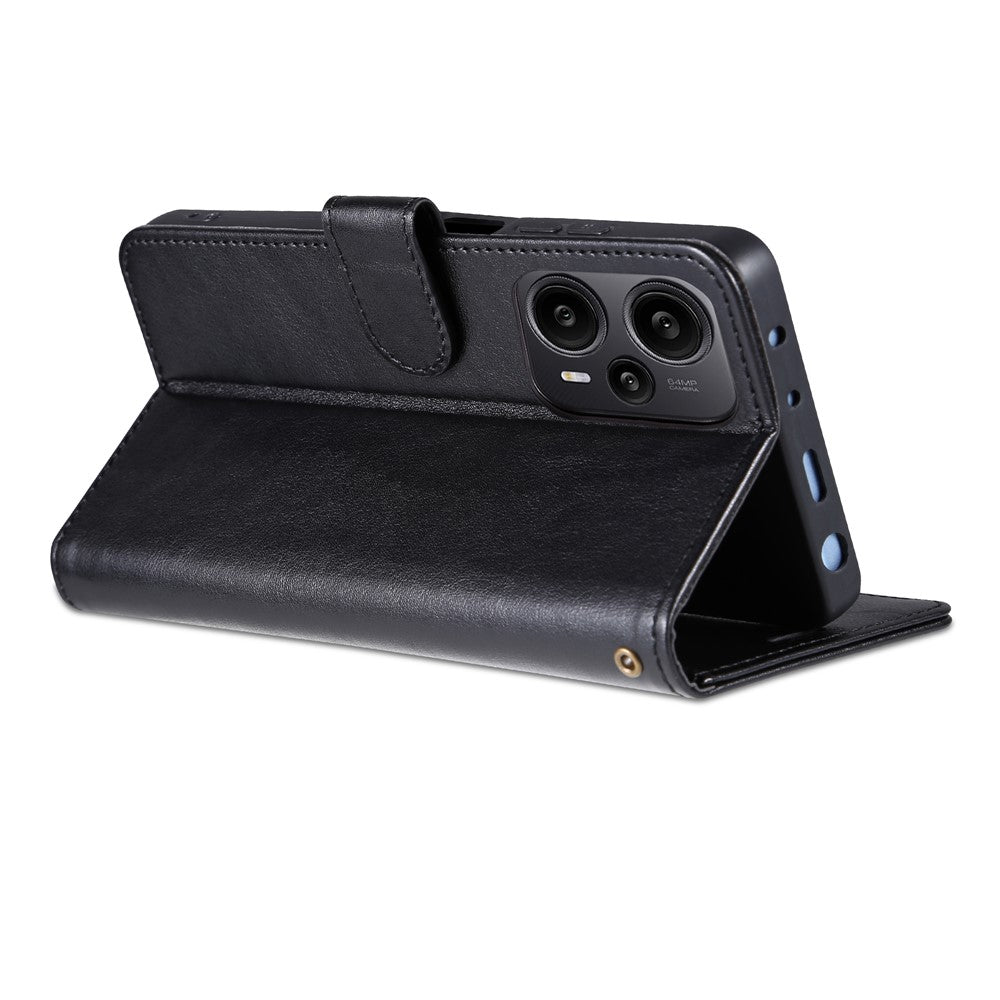 AZNS For Xiaomi Redmi Note 12 Turbo / Poco F5 5G Mobile Phone Case TPU+PU Leather Phone Cover Wallet Phone Shell