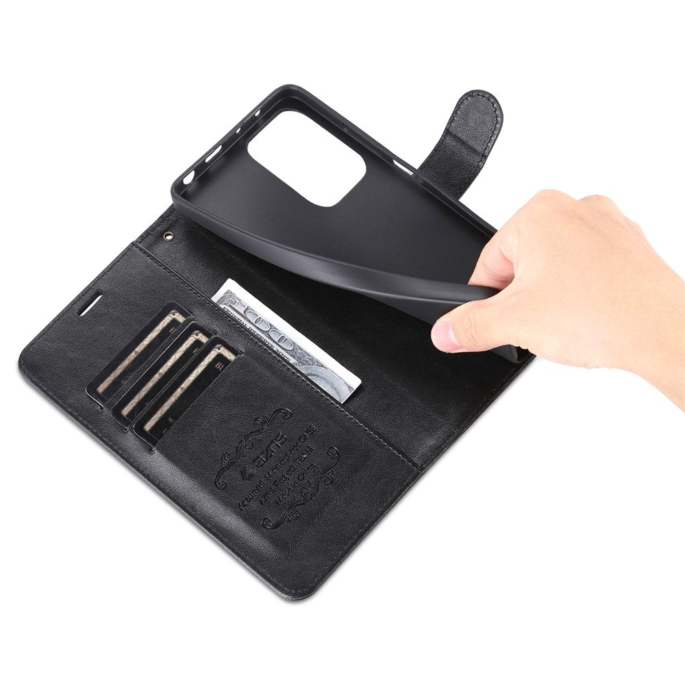AZNS For Xiaomi Redmi Note 12 Turbo / Poco F5 5G Mobile Phone Case TPU+PU Leather Phone Cover Wallet Phone Shell