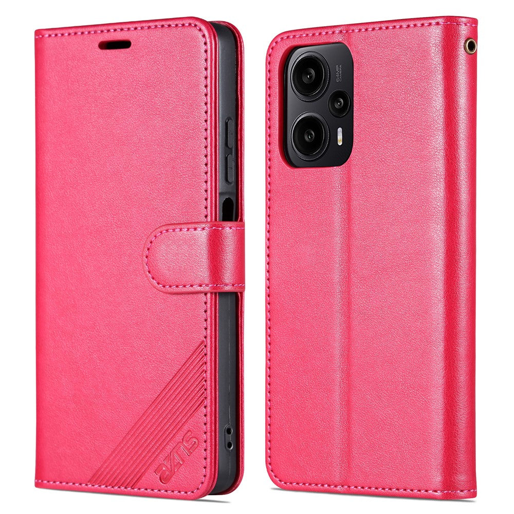 AZNS For Xiaomi Redmi Note 12 Turbo / Poco F5 5G Mobile Phone Case TPU+PU Leather Phone Cover Wallet Phone Shell