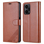 AZNS For Xiaomi Redmi Note 12 Turbo / Poco F5 5G Mobile Phone Case TPU+PU Leather Phone Cover Wallet Phone Shell