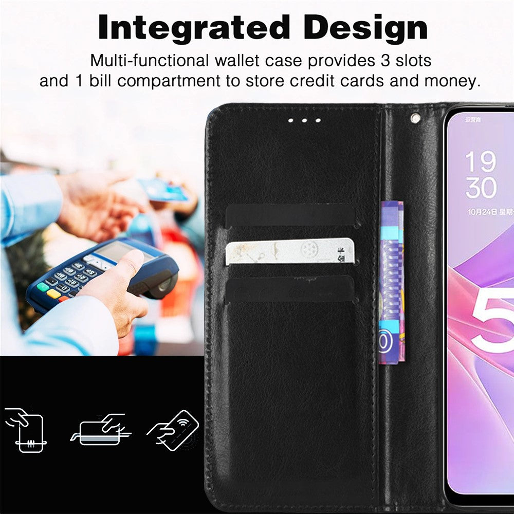 For Huawei nova 11 / nova 12s 4G / nova 12 Lite 4G Wallet Phone Case PU Leather+TPU Crazy Horse Texture Phone Cover with Stand Function