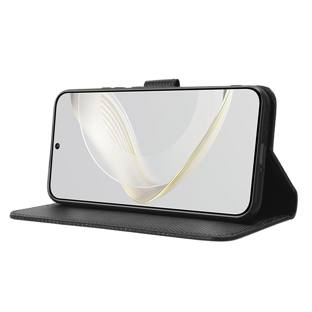 For Huawei nova 11 Pro / nova 11 Ultra Phone Case PU Leather Diamond Texture Stand Wallet Phone Cover