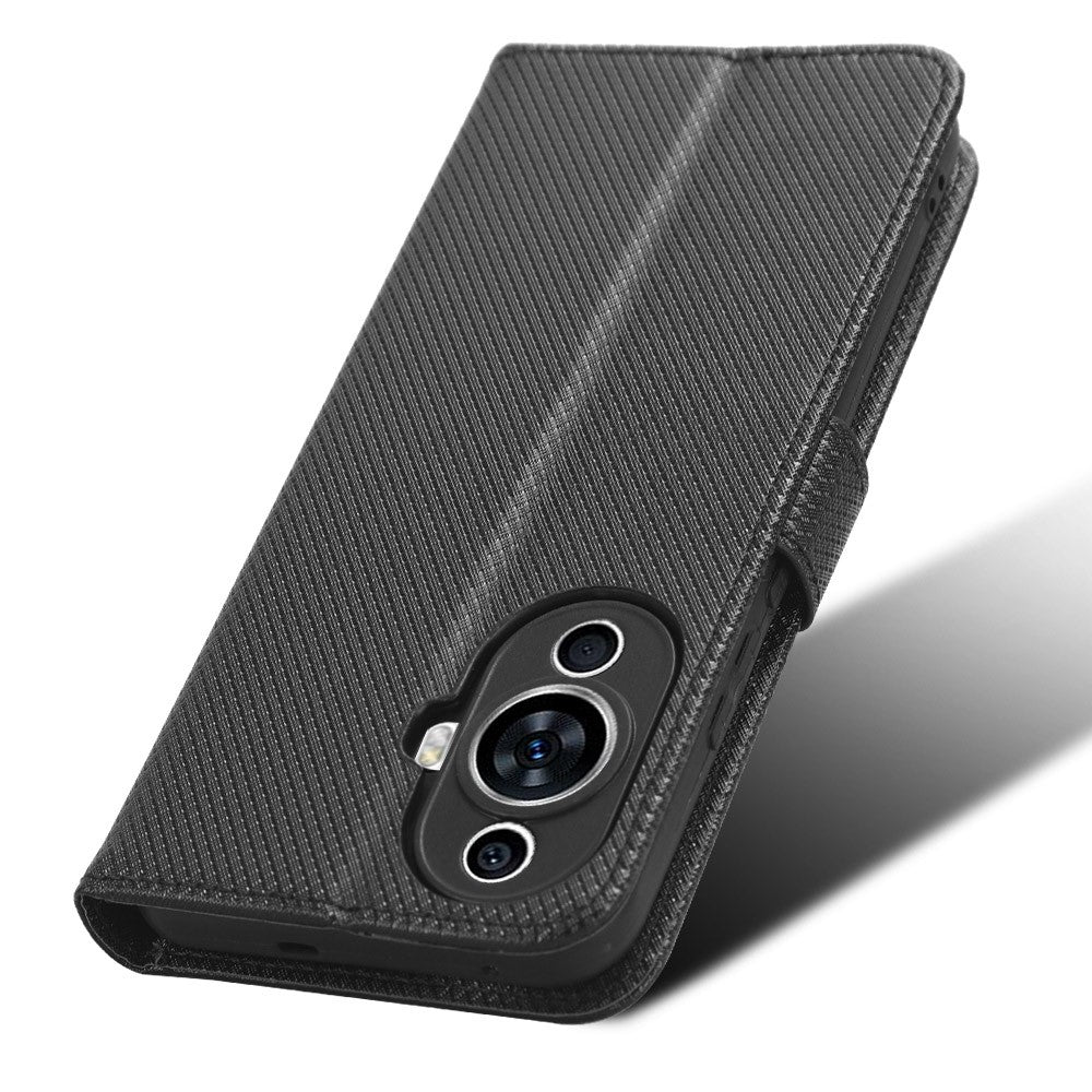 For Huawei nova 11 Pro / nova 11 Ultra Phone Case PU Leather Diamond Texture Stand Wallet Phone Cover