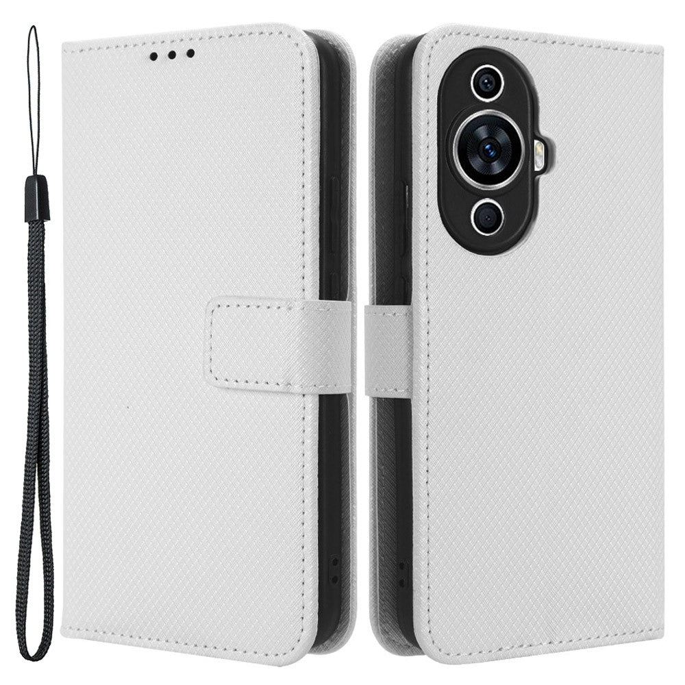 For Huawei nova 11 Pro / nova 11 Ultra Phone Case PU Leather Diamond Texture Stand Wallet Phone Cover