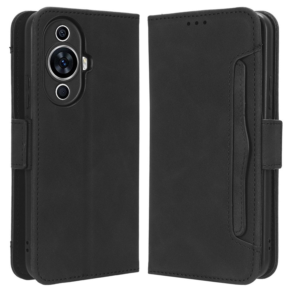 Huawei Nova 11 Pro / Nova 11 Ultra PU-läder plånboksfodral med stativ och flera kortplatser