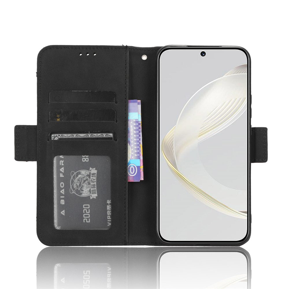 Huawei Nova 11 Pro / Nova 11 Ultra PU-läder plånboksfodral med stativ och flera kortplatser