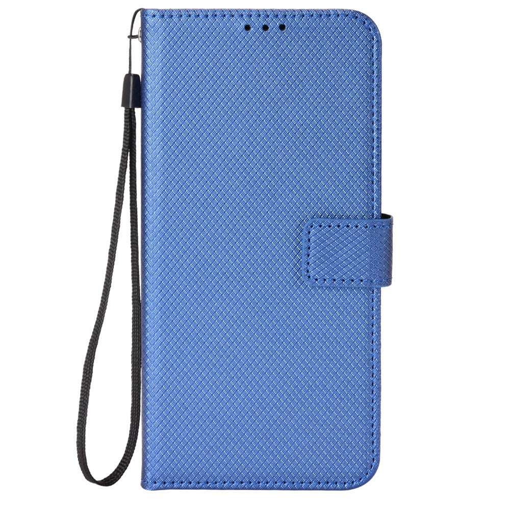 For Huawei nova Y91 4G / Enjoy 60X Wallet Phone Case PU Leather Diamond Texture Phone Stand Cover