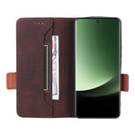 For Xiaomi 13 Ultra PU Leather Flip Folio Case Hardware Decor Wallet Stand Phone Cover