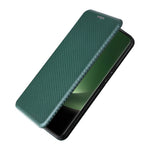 Xiaomi 13 Ultra PU-læderetui med kulfibertekstur, stativ og kortpladsbeskyttelse