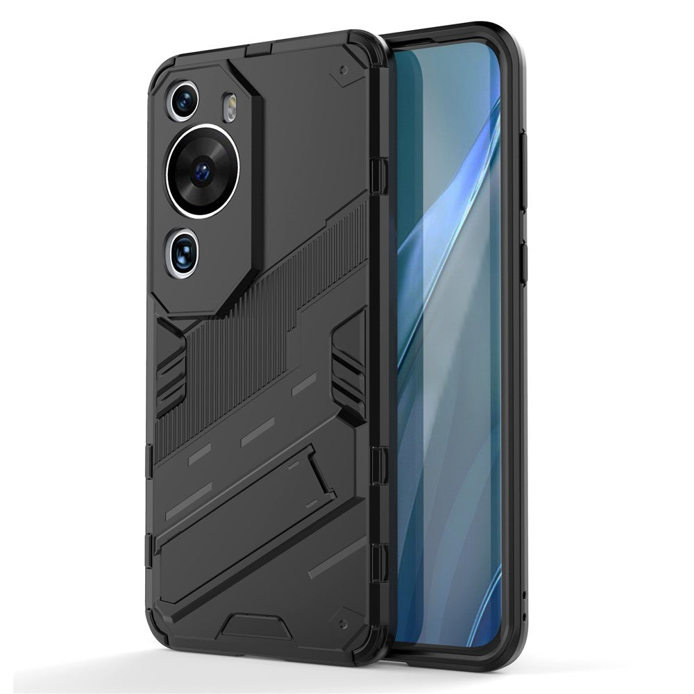 For Huawei P60 Art PC + TPU Defender Phone Case Kickstand Shockproof Cover