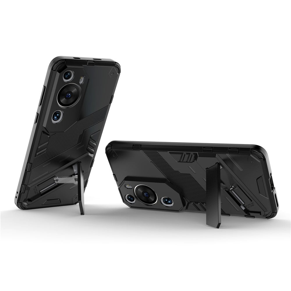 For Huawei P60 Art PC + TPU Defender Phone Case Kickstand Shockproof Cover