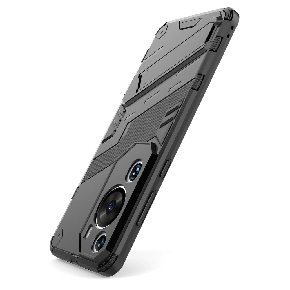 For Huawei P60 Art PC + TPU Defender Phone Case Kickstand Shockproof Cover