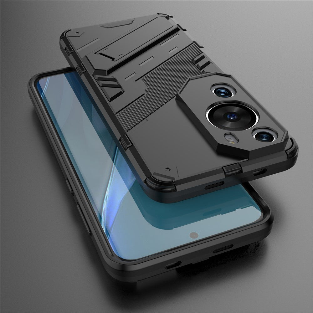 For Huawei P60 Art PC + TPU Defender Phone Case Kickstand Shockproof Cover