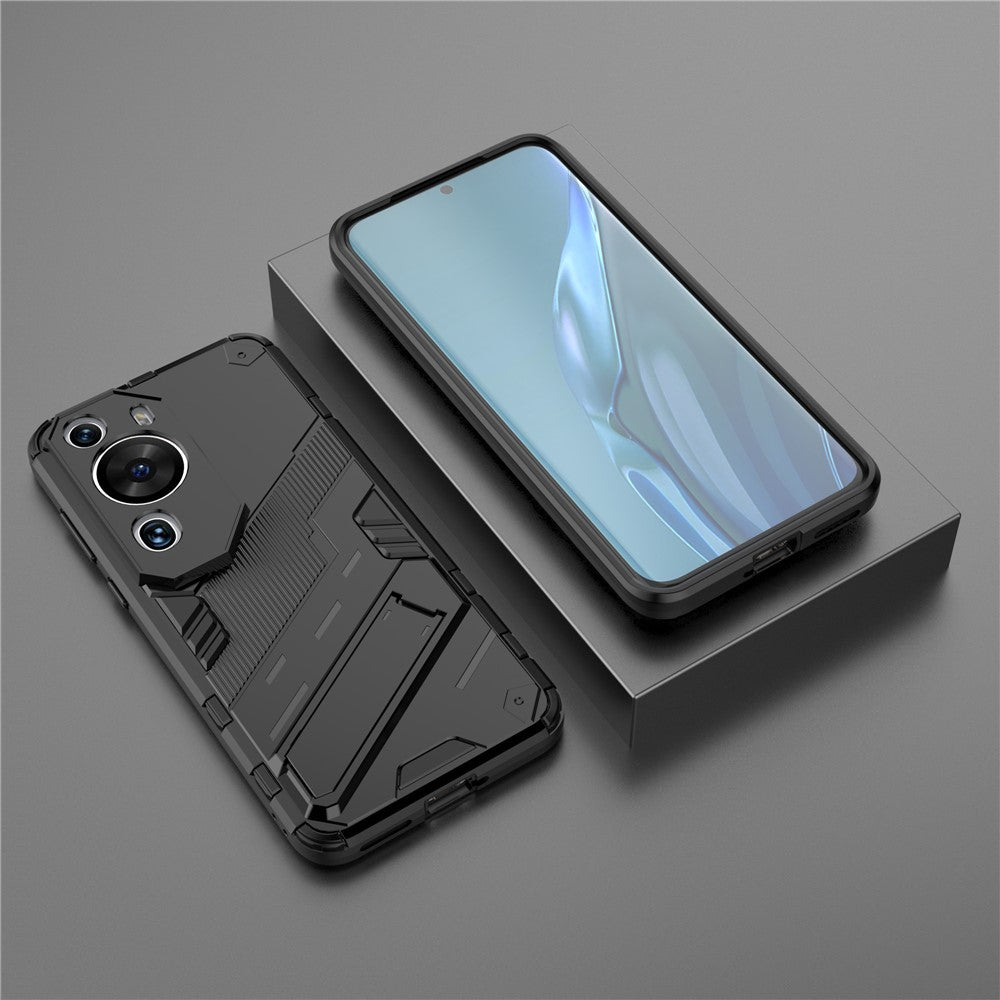 For Huawei P60 Art PC + TPU Defender Phone Case Kickstand Shockproof Cover