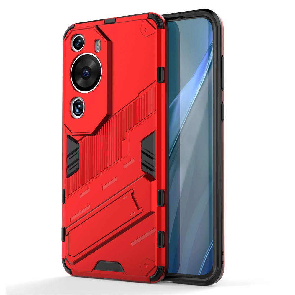 For Huawei P60 Art PC + TPU Defender Phone Case Kickstand Shockproof Cover