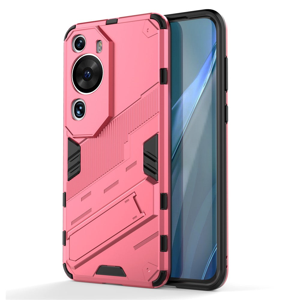 For Huawei P60 Art PC + TPU Defender Phone Case Kickstand Shockproof Cover