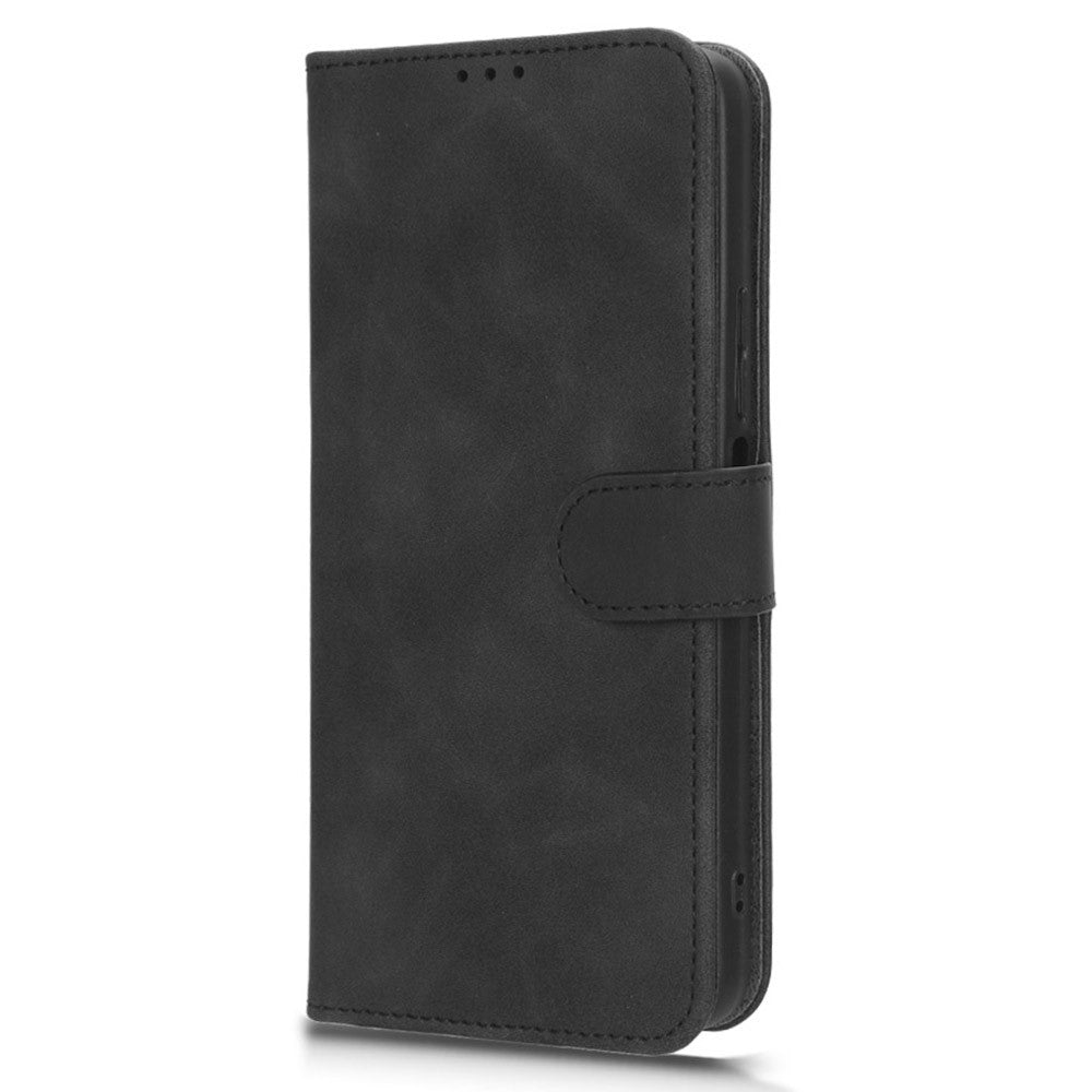 For Huawei Enjoy 60X PU Leather Flip Cover Skin-touch Stand Wallet Phone Case