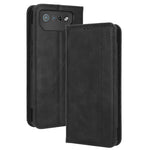 Til Asus ROG Phone 7 5G Retro PU-lædercover, stander, pung, magnetisk lukning mobiltelefonetui