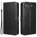 Standcover til Asus ROG Phone 7 5G Ridsefast Crazy Horse Tekstur Pung PU Læder Telefoncover