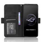 Til Asus ROG Phone 7 5G Anti-Støv Pung Stativ Flere Kortpladser Telefoncover PU Læder Telefonetui