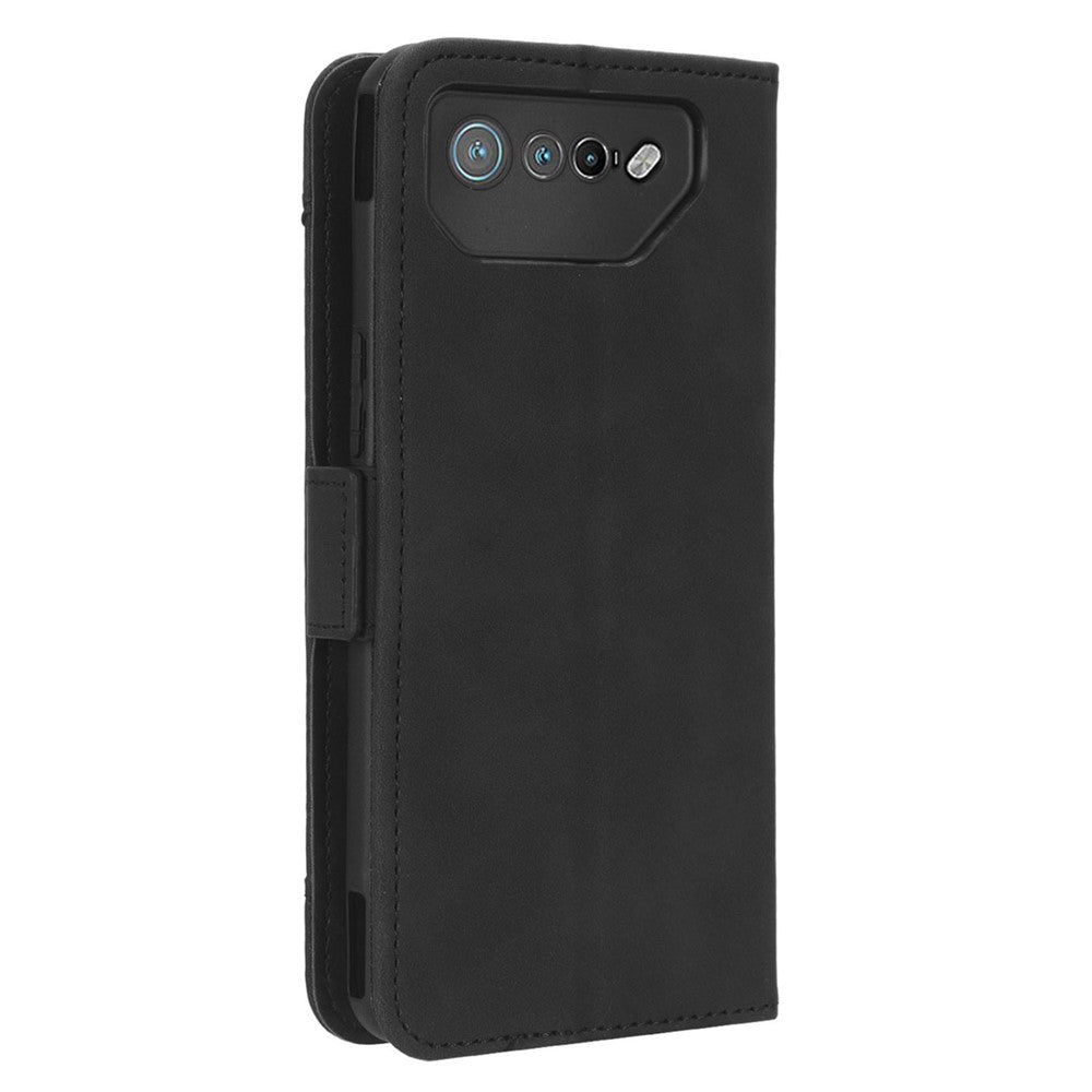 Til Asus ROG Phone 7 5G Anti-Støv Pung Stativ Flere Kortpladser Telefoncover PU Læder Telefonetui