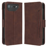 Til Asus ROG Phone 7 5G Anti-Støv Pung Stativ Flere Kortpladser Telefoncover PU Læder Telefonetui