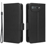 For Asus ROG Phone 7 5G Flip Stand Phone Shell PU Leather Wallet Anti-drop Case Litchi Texture Phone Cover
