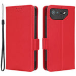For Asus ROG Phone 7 5G Flip Stand Phone Shell PU Leather Wallet Anti-drop Case Litchi Texture Phone Cover