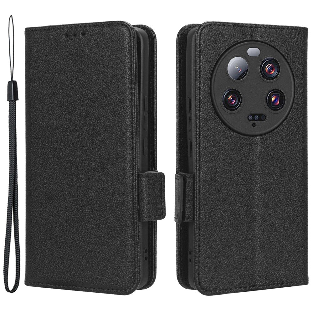 For Xiaomi 13 Ultra Anti-drop Phone Case Litchi Texture Stand PU Leather Wallet Phone Flip Cover