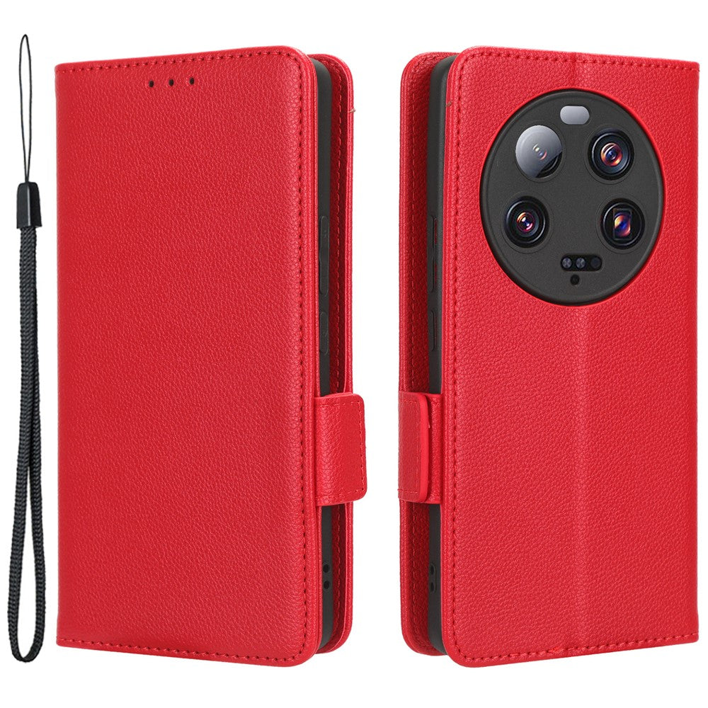 For Xiaomi 13 Ultra Anti-drop Phone Case Litchi Texture Stand PU Leather Wallet Phone Flip Cover