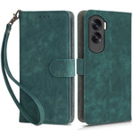 For Honor 90 Lite 5G / X50i 5G RFID Blocking PU Leather Case Cell Phone Wallet Stand Cover with Strap
