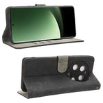 For Xiaomi 13 Ultra Wallet Stand Phone Cover RFID Blocking Leather Phone Case with Strap