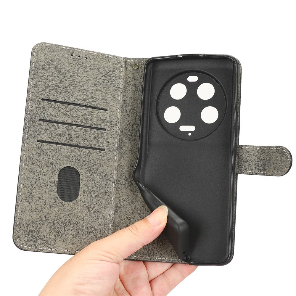 For Xiaomi 13 Ultra Wallet Stand Phone Cover RFID Blocking Leather Phone Case with Strap