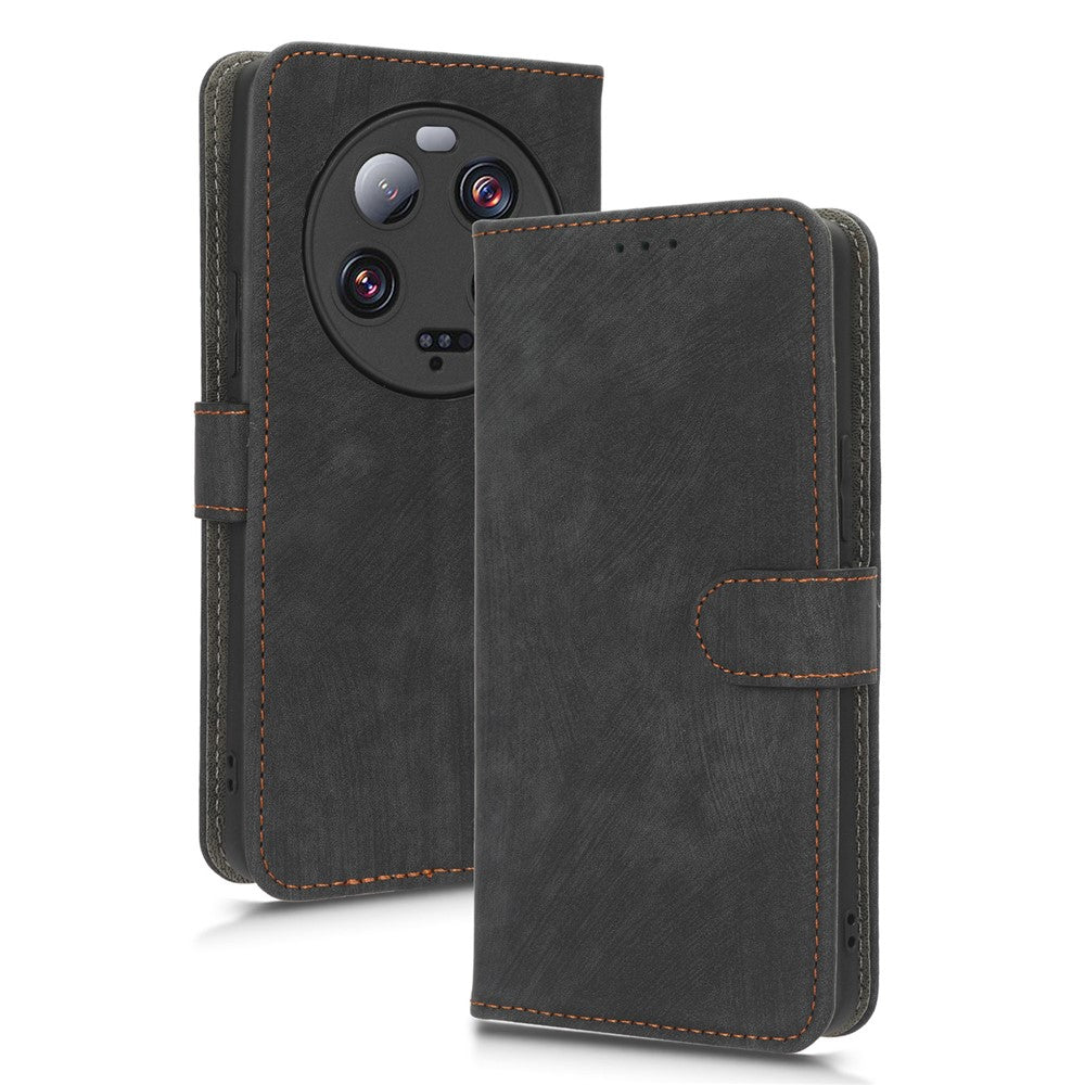 For Xiaomi 13 Ultra Wallet Stand Phone Cover RFID Blocking Leather Phone Case with Strap