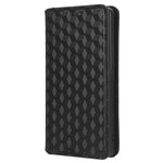 For Xiaomi 13 Ultra Rhombus Imprinted PU Leather Phone Case Wallet Stand Flip Cover