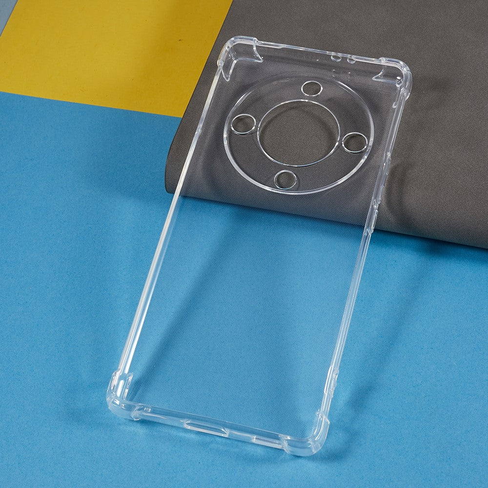 Soft TPU Phone Case for Honor Magic5 Lite 5G / X9a 5G , Reinforced Corner Drop-proof Transparent Cover