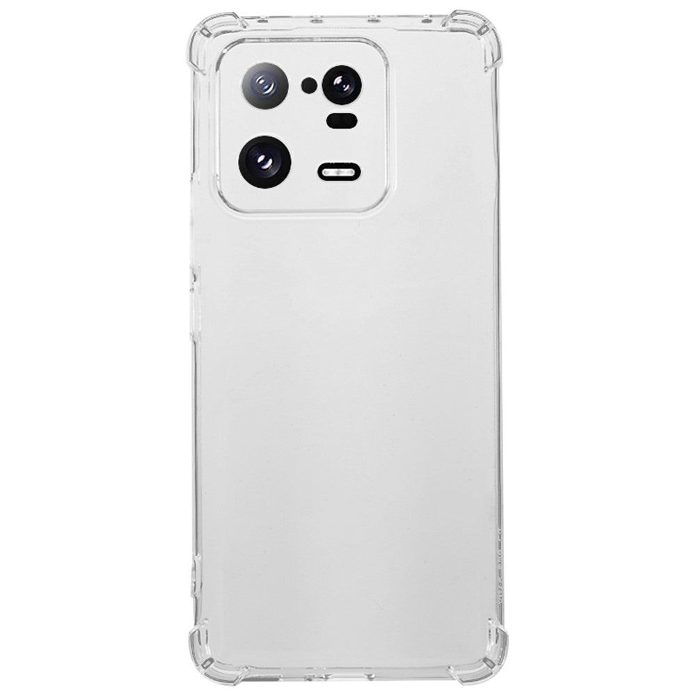 Transparent TPU-skal för Xiaomi 13 Pro 5G förstärkta hörn fallskyddande mobilskyddsfodral