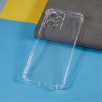Xiaomi Redmi Note 12 4G Flexibelt TPU-mobilskal Förstärkta hörn Fallskyddande Transparent Skydd