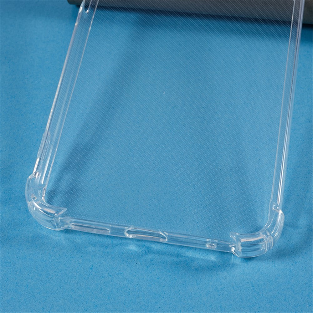 Xiaomi Redmi Note 12 4G Flexibelt TPU-mobilskal Förstärkta hörn Fallskyddande Transparent Skydd