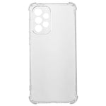 Samsung Galaxy A33 5G mjukt TPU-mobilskal genomskinligt förstärkta hörn fallskyddande fodral