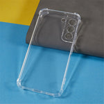 Til Samsung Galaxy S22 5G Bagcover Gennemsigtigt Forstærkede Hjørner Anti-drop TPU Telefoncover