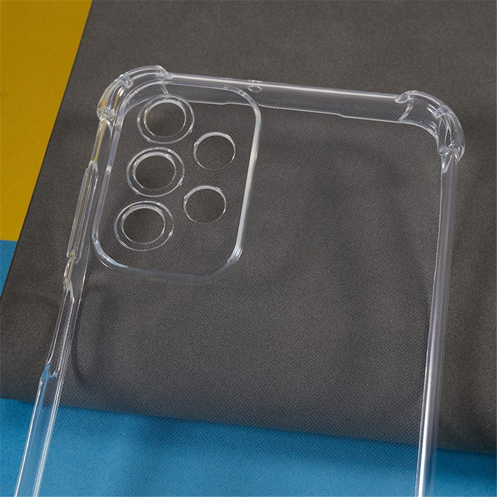 Phone Case for Samsung Galaxy A23 4G / A23 5G (Global Version) Reinforced Corners Anti-drop TPU Clear Cover