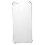 Til Samsung Galaxy A03 Core blødt TPU telefoncover, forstærket hjørne gennemsigtigt etui